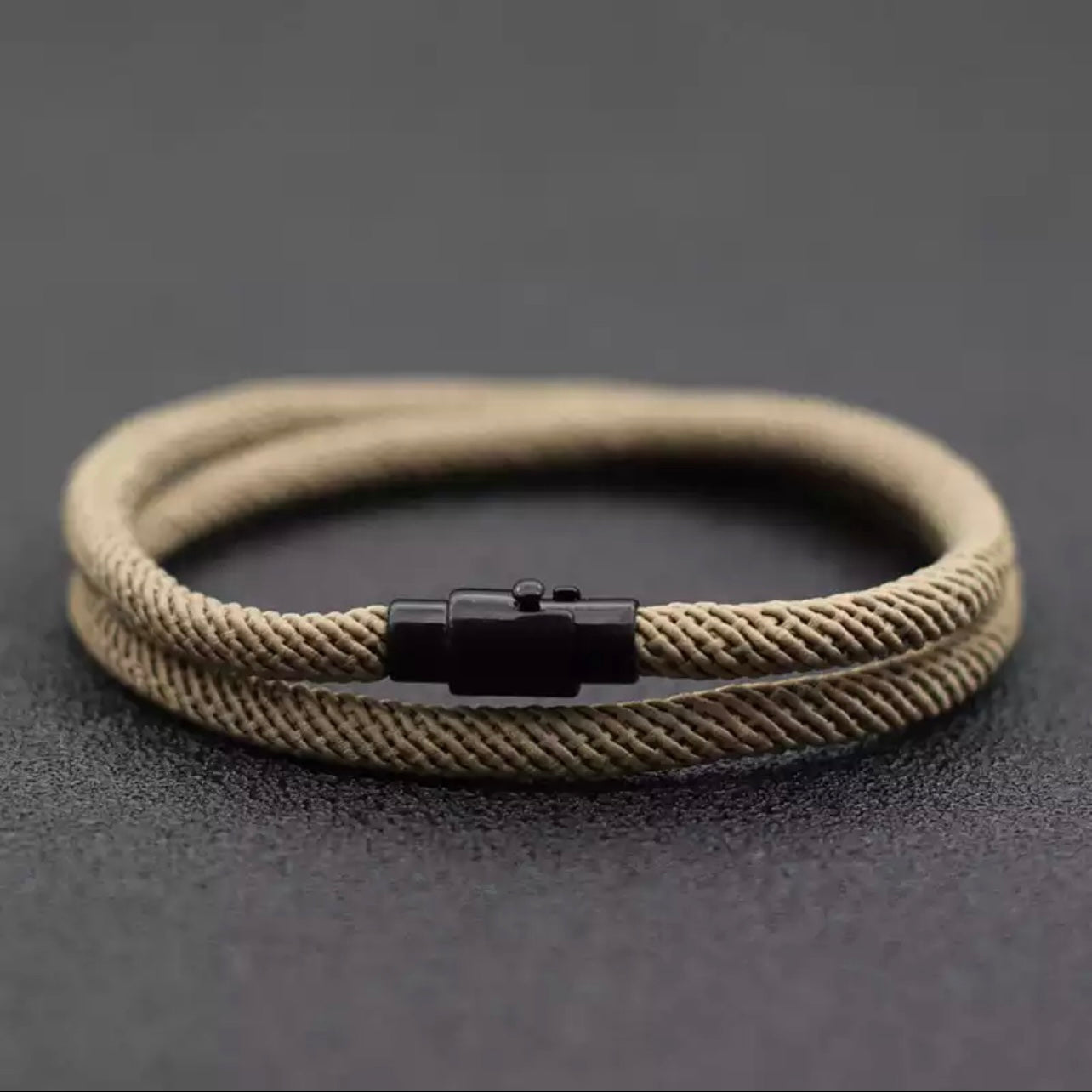 Mens Premium Rope Bracelet - Minimalistic design - FREE DELIVERY - FREE VELVET POUCH