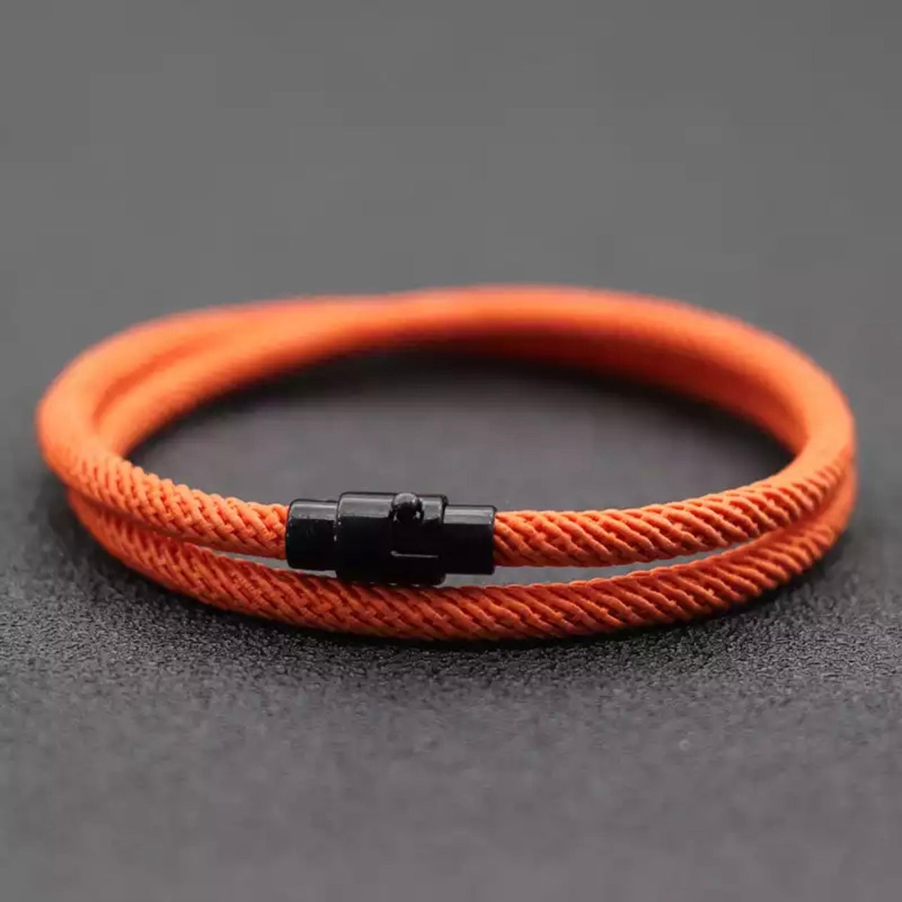 Mens Premium Rope Bracelet - Minimalistic design - FREE DELIVERY - FREE VELVET POUCH