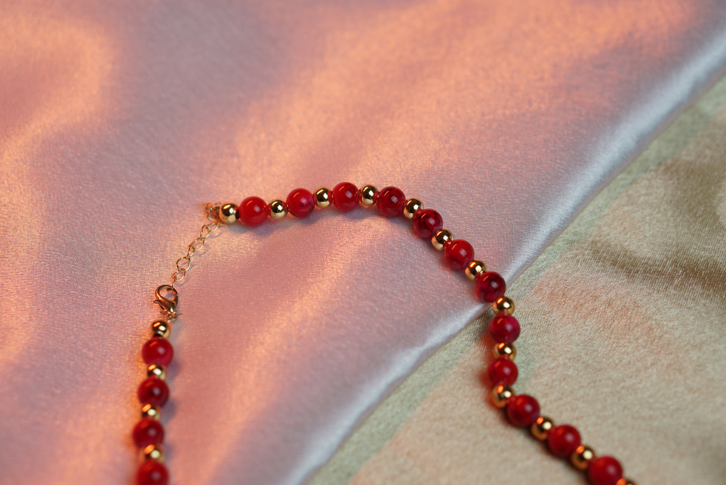 Red Gemstone Necklace