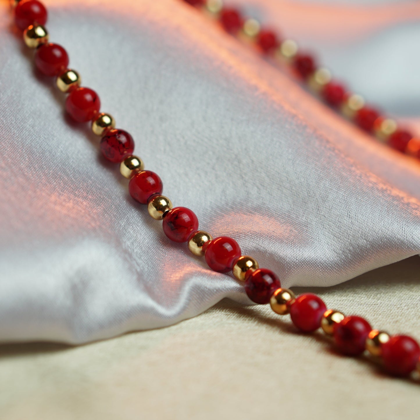 Red Gemstone Necklace