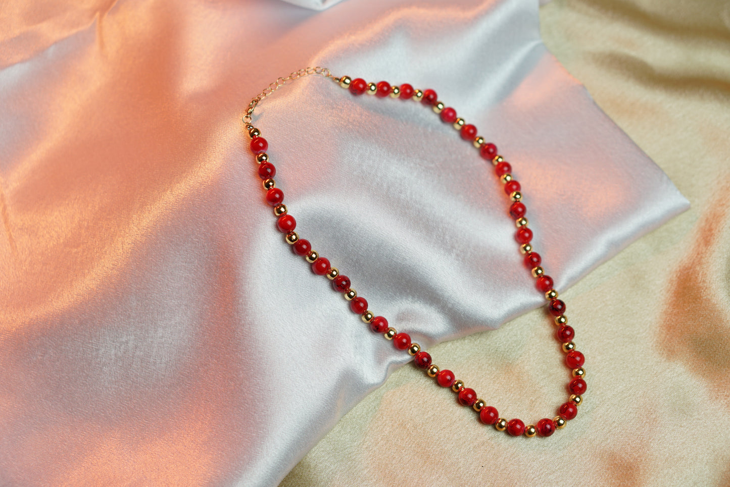 Red Gemstone Necklace