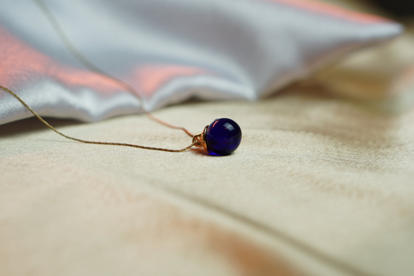 Blue Marble Necklace