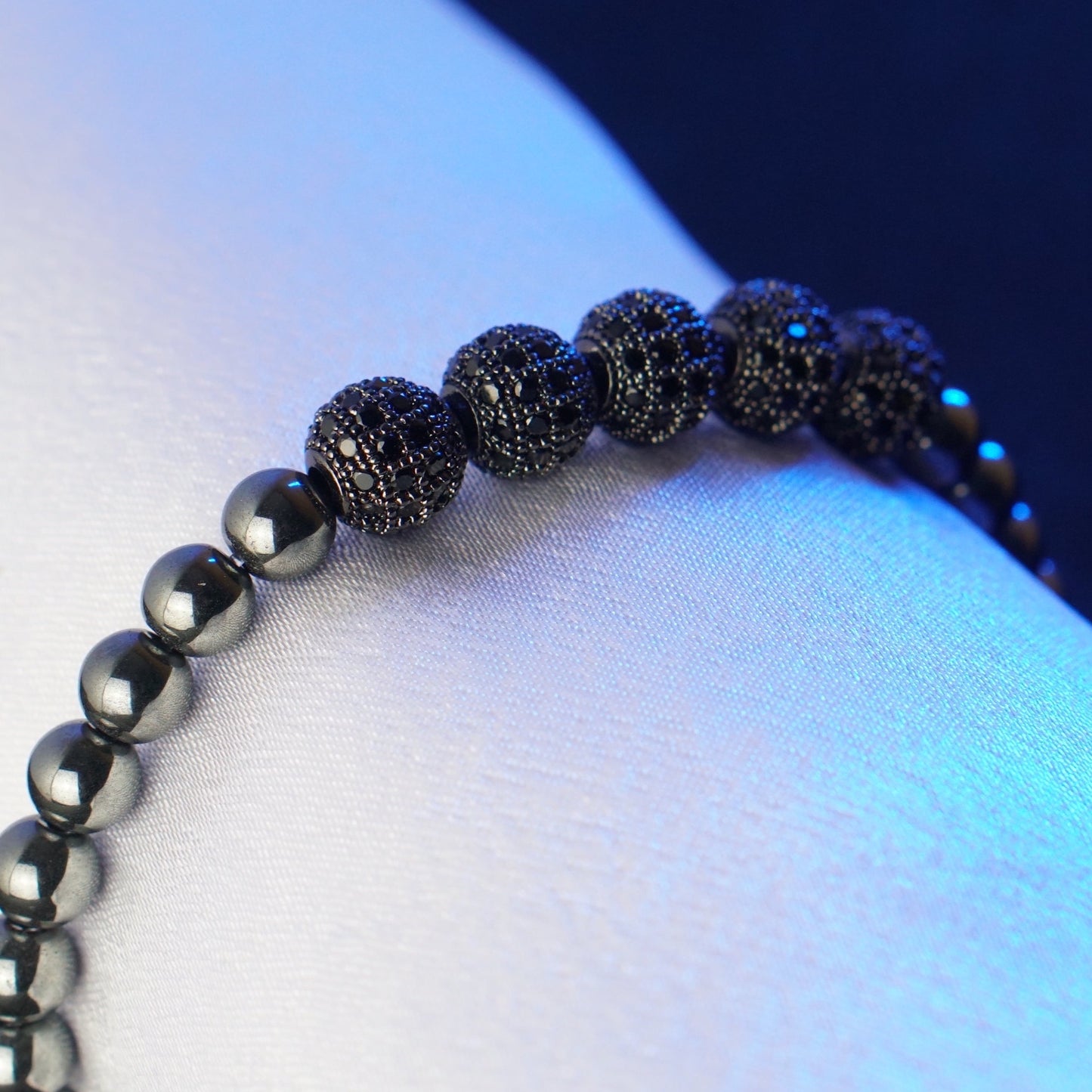 Crystal Metal Ball Bracelet