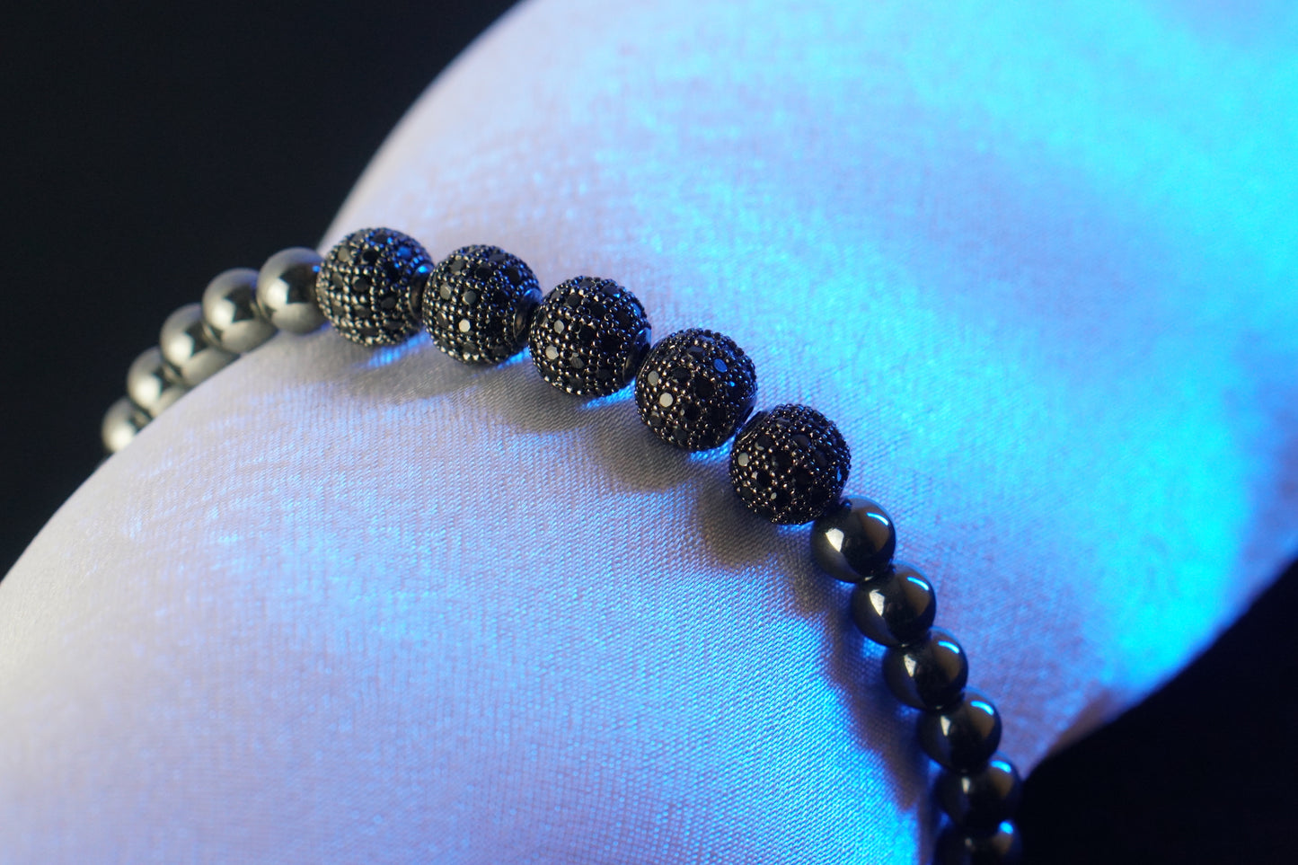 Crystal Metal Ball Bracelet