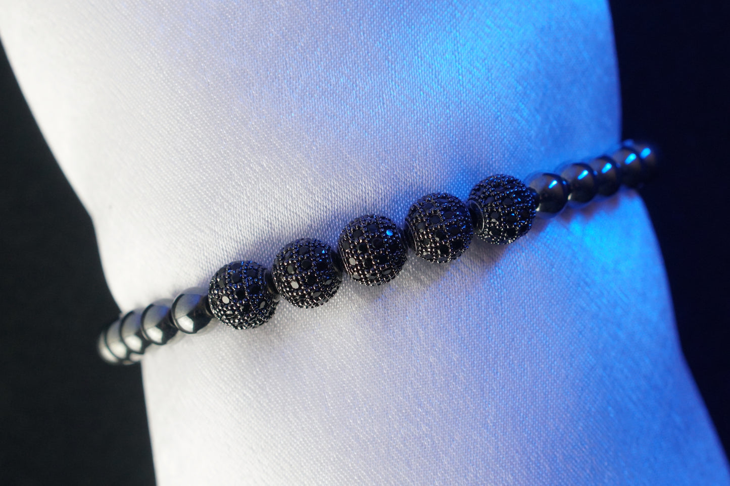 Crystal Metal Ball Bracelet