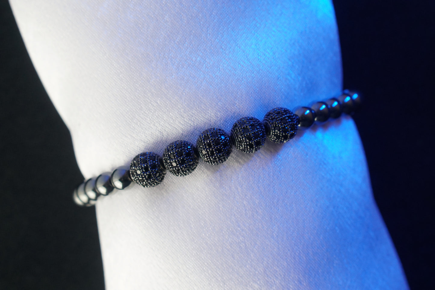 Crystal Metal Ball Bracelet