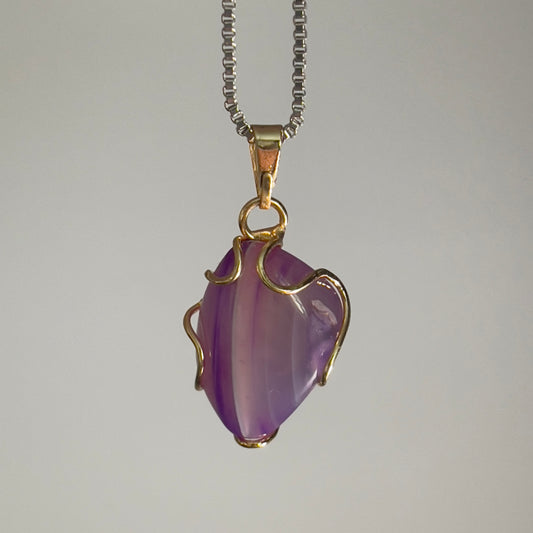 Natural Agate/Aqeeq Necklace